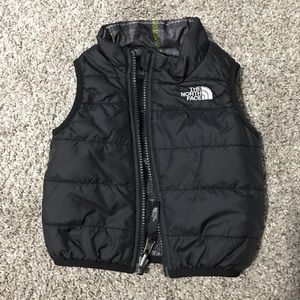 The North Face puffer vest 12-18 months